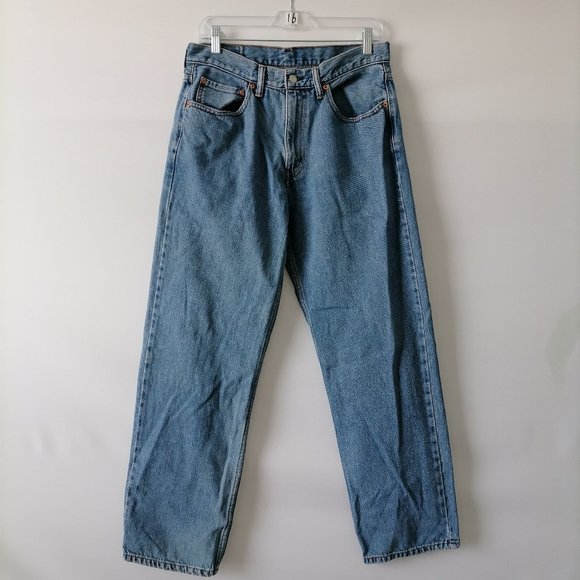 Levi's Strauss & Co. Mens Mid Rise Relaxed Fit Straight Denim Jeans Size 33x32 - Picture 1 of 8